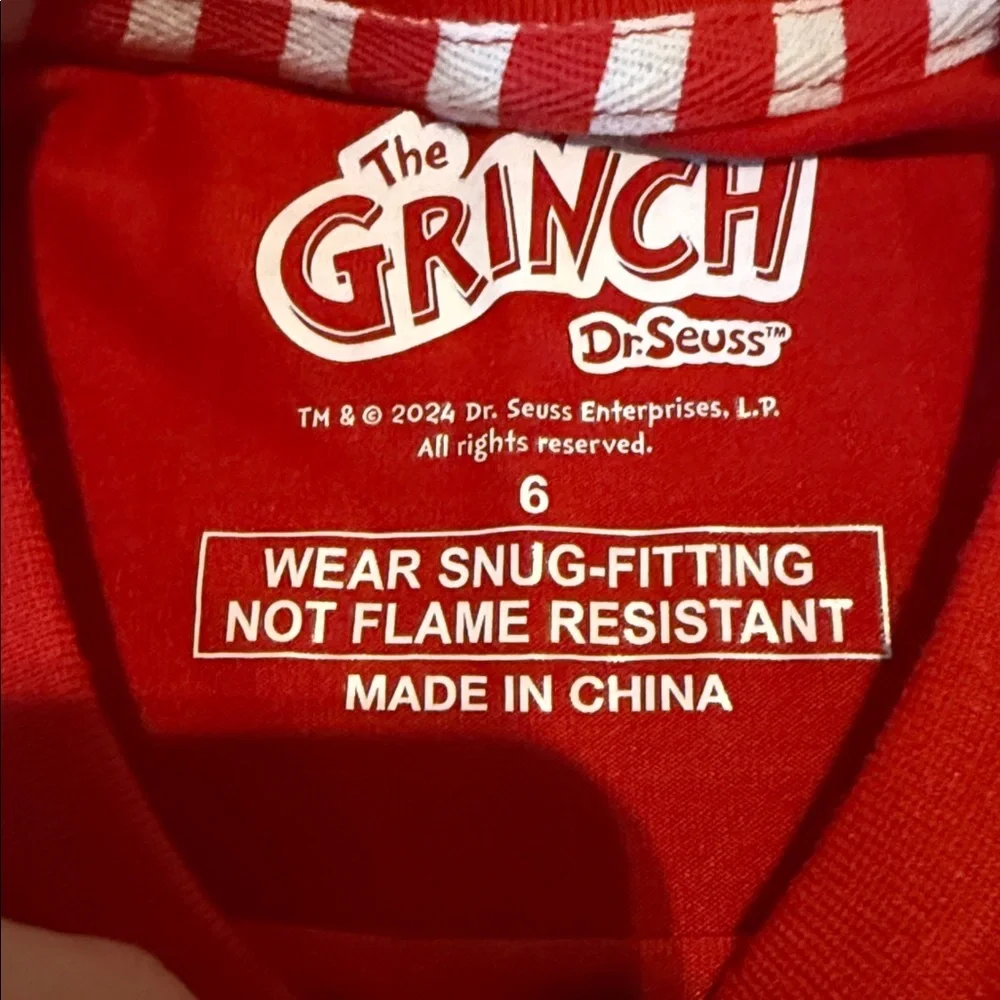 Toddler Grinch Pajama Set